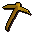 Gilded pickaxe