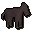 Black toy horsey
