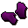 Purple gloves