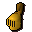 Gilded full helm
