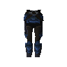 Blue dragonhide chaps