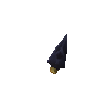 Black stone arrow tips