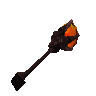 Fire battlestaff