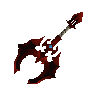 Off-hand dragon battleaxe