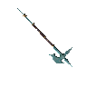 Crystal halberd