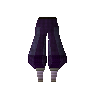Purple elegant legs