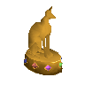 Jewelled golden statuette