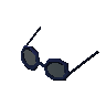 Round glasses (blue)