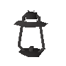 Oil lantern frame