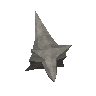 Huge spiky iron salvage