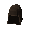 Hard leather cowl