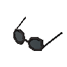 Round glasses (black)