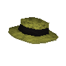 Black boater