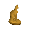 Golden statuette