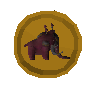 Mammoth plush token