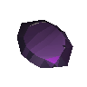 Black stone heart