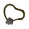 Strung rabbit foot