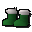 Santa costume boots
