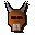 Orange hallowe'en mask