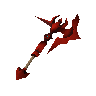 Dragon throwing axe
