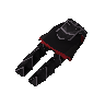 Black plateskirt