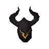 Black full helm (g)
