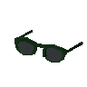 Stylish glasses (green)