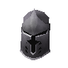 Steel full helm + 1