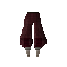 Red elegant legs