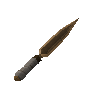 Off-hand bronze knife