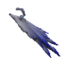 Ultramarine shoulder cape