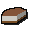 Slice of chocolate cheesecake