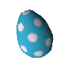 Spotted Easter egg