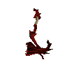 Off-hand dragon warhammer
