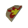 Half plain pizza