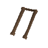 Mahogany frame