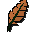 Orange feather
