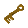 Brass key