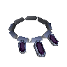 Platinum anklet