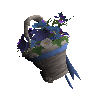 Blue Flower Basket Token