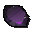 Black stone heart