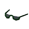 Half-moon spectacles (green)