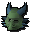 Onyx dragon mask