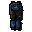Blue dragonhide chaps (g)