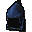Blue dragonhide coif