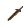 Bronze off hand sword