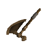 Bronze off hand battleaxe