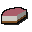 Slice of strawberry cheesecake