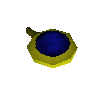 Sapphire amulet