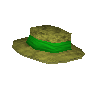 Green boater